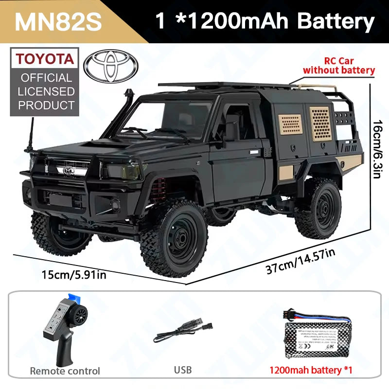 MN82 / MN82S / LC79 1:12 Scale 4WD RC Pickup Truck – Remote Control Off-Road Crawler for Kids