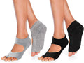 Women's Toeless Yoga Grip Socks – Pilates & Dance