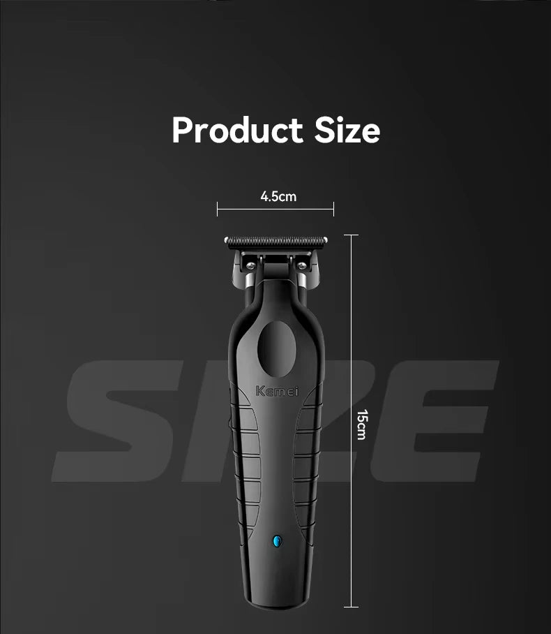 Kemei KM-2299 & KM-1102 USB Rechargeable Hair Clipper Kit – Rotary Motor, 180-Min Runtime