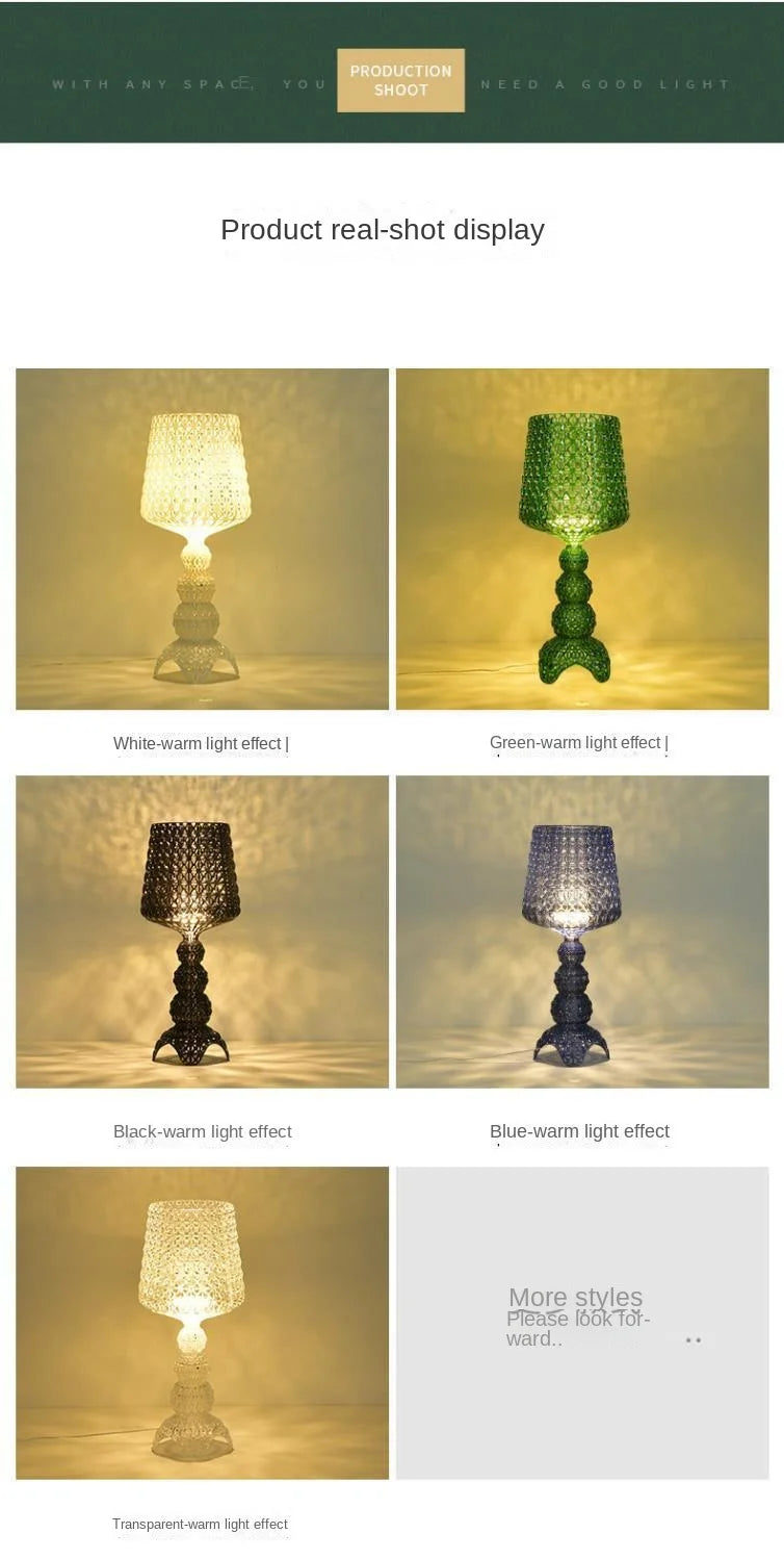 Acrylic Table Lamp – Modern Bedside Lighting