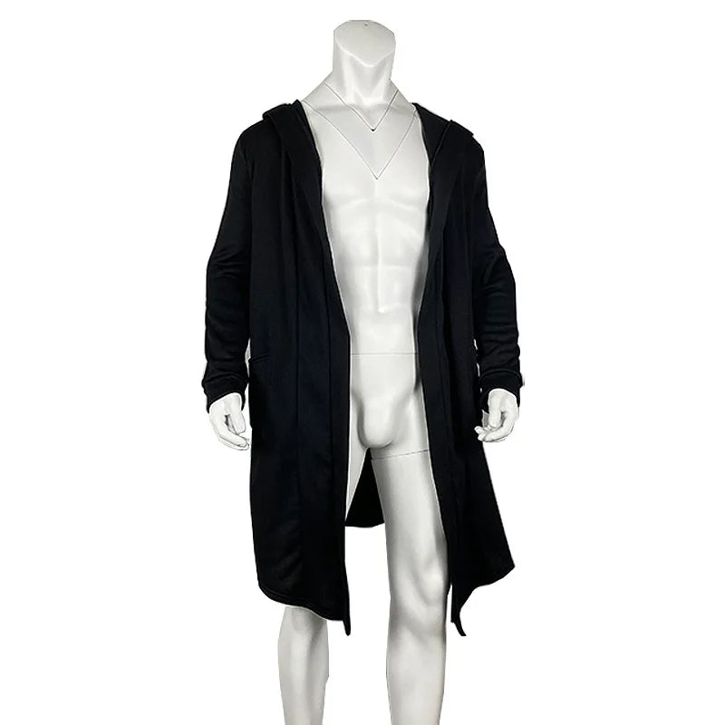 Men's Hooded Fleece-Lined Trench Coat
