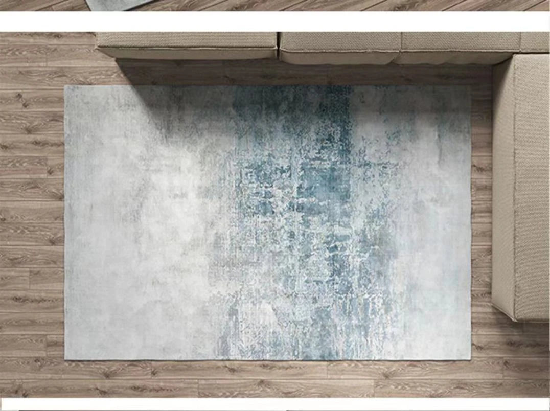 Nordic Geometric Large Area Rug – Washable Non-Slip Carpet for Living Room & Bedroom