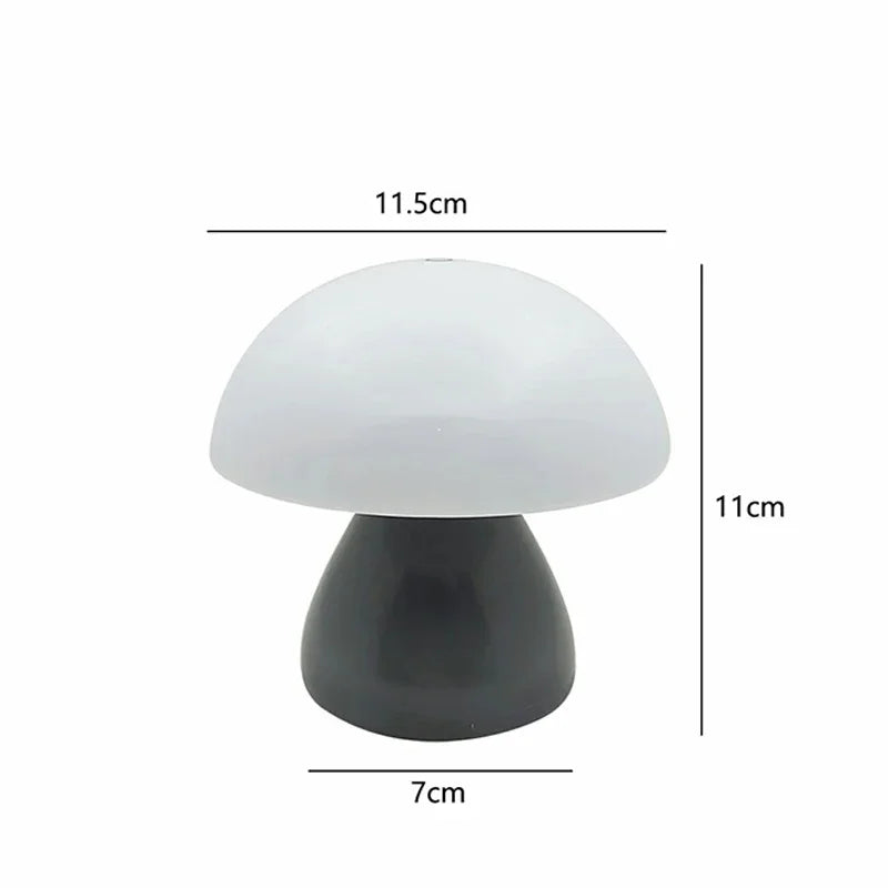 Rechargeable Mushroom Lamp – USB-C Touch Control