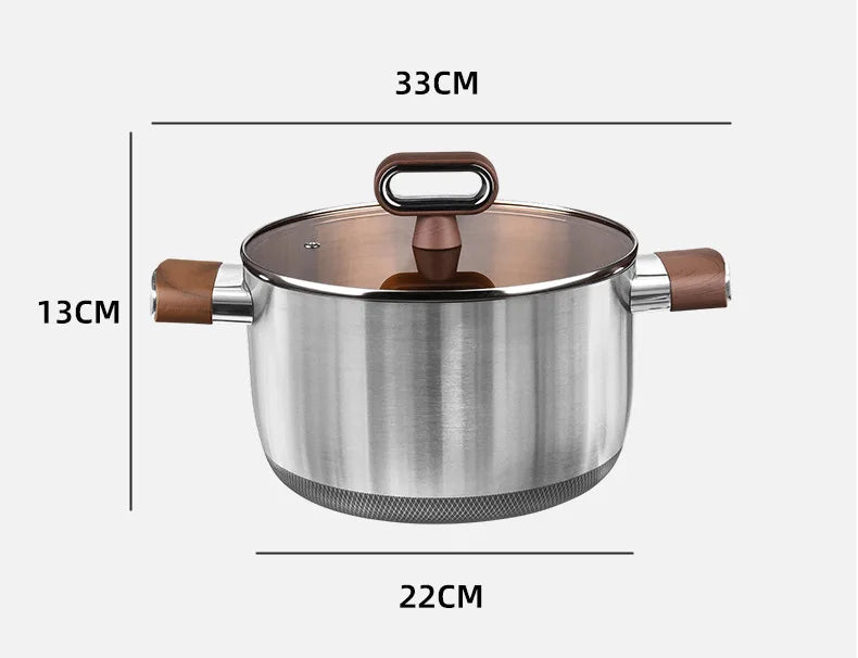 Nonstick Cookware – 32cm Wok, 18cm Milk Pot & 22cm Soup Pot