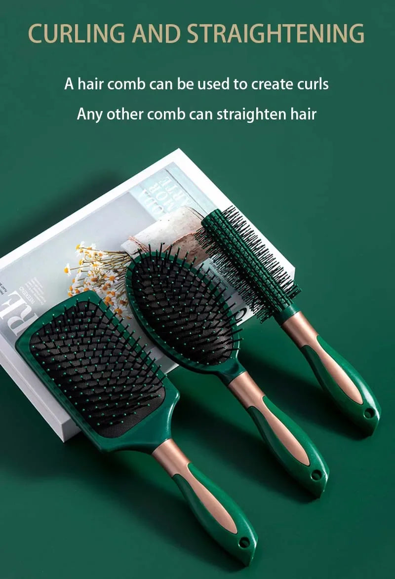Anti-Static Air Cushion Comb – Scalp Massage & Exfoliating Salon Hair Tool