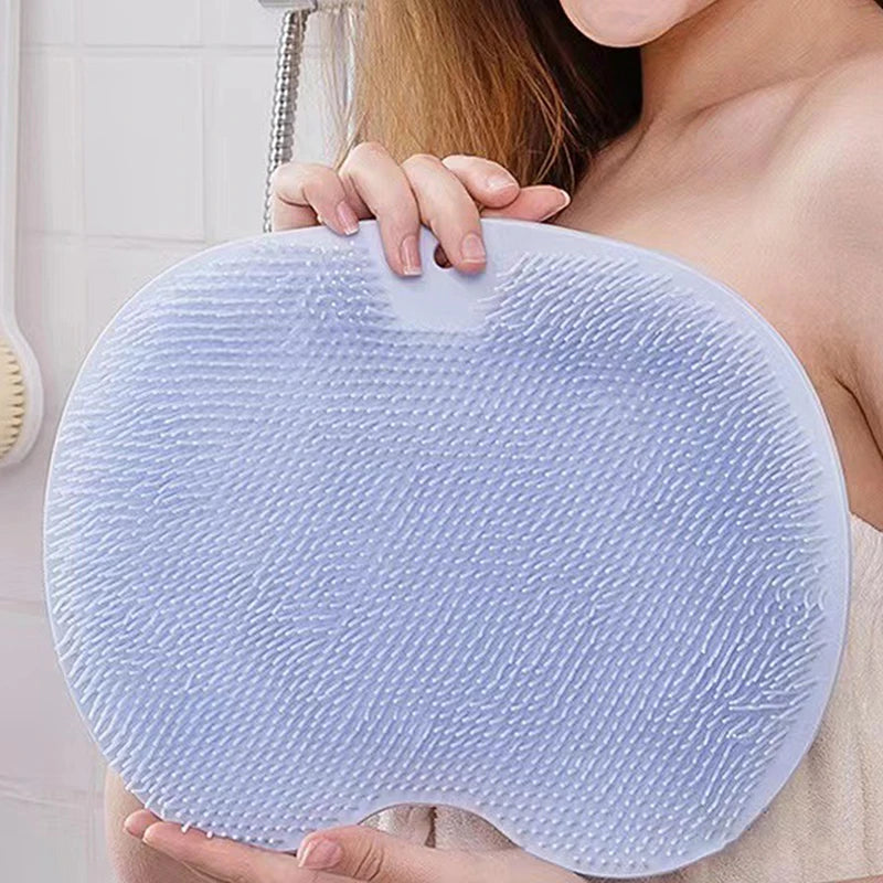 Exfoliating Shower Massage Mat – Non-Slip Bath Scrub Pad with Suction Cups for Foot & Body