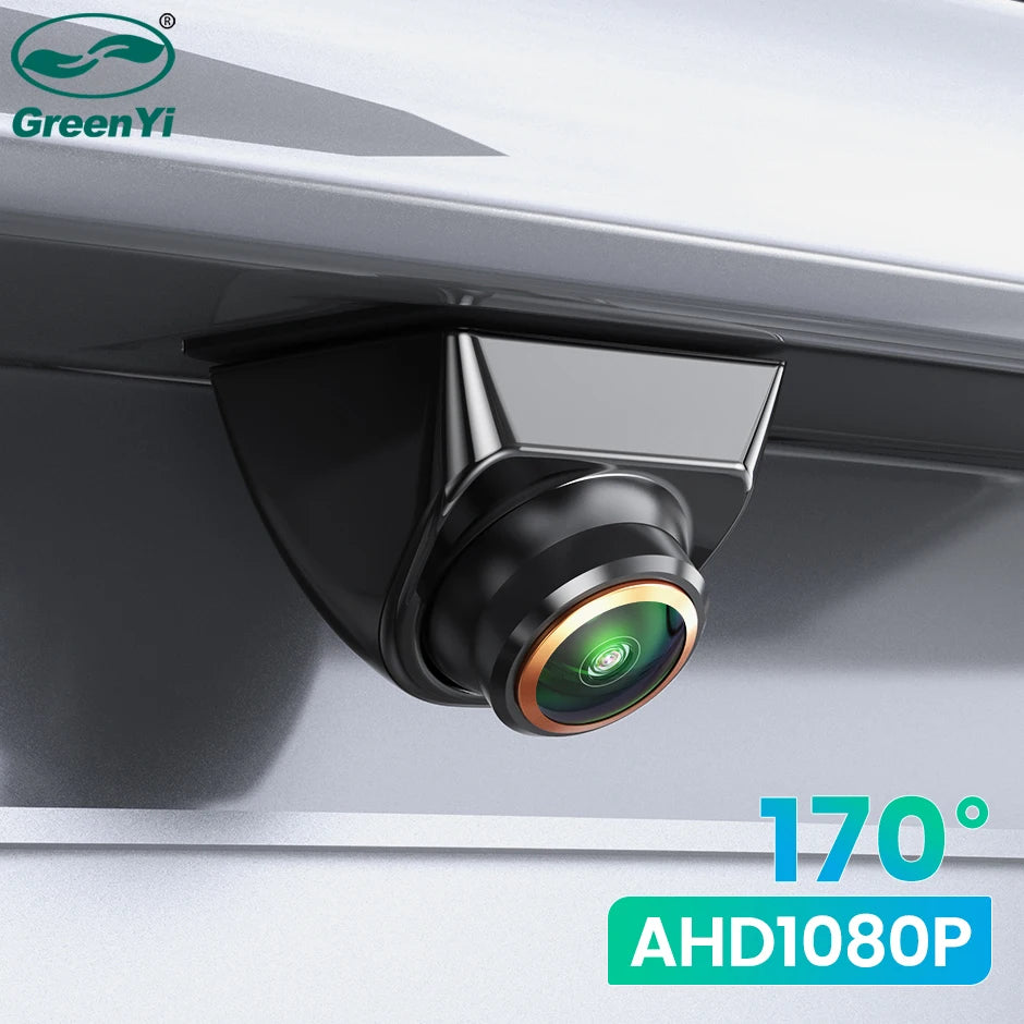 AHD 1080P Car Backup Camera – 170° Fisheye Lens, Night Vision, Waterproof | White, Black & Silver