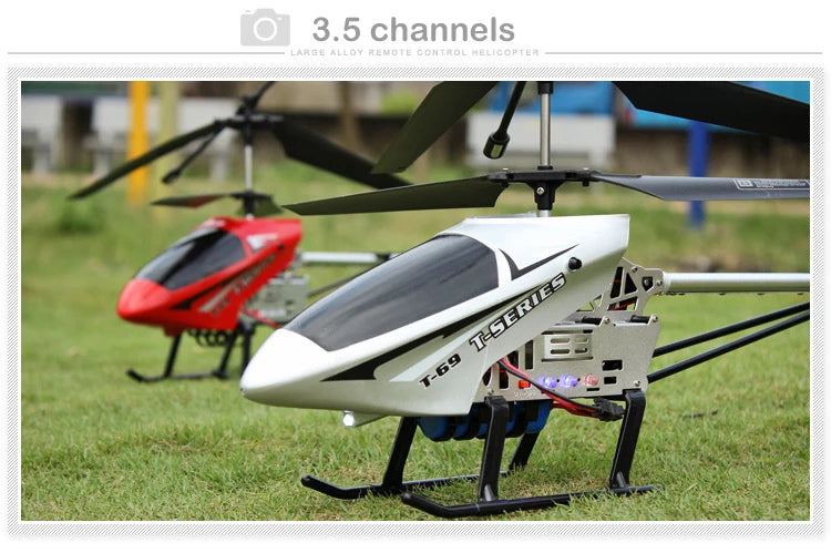 80cm Large 3.5CH RC Helicopter – Extra Durable Remote Control Aircraft for Kids & Outdoor Use