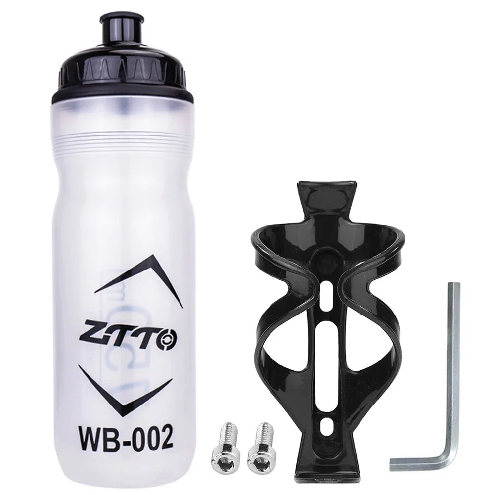 ZTTO 750ml MTB Cycling Squeeze Water Bottle – BPA-Free PP Bike Kettle with Wide Spout & One-Hand Drinking