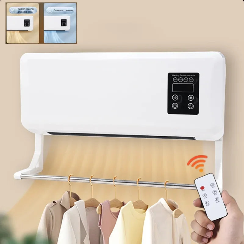 Portable Ductless Air Conditioner & Heater — Wall-Mounted Fan Heater Combo Split Unit for RV & Home