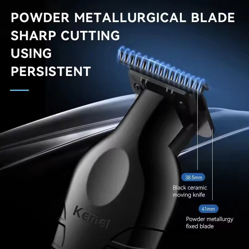 Kemei KM-2299 & KM-1102 USB Rechargeable Hair Clipper Kit – Rotary Motor, 180-Min Runtime