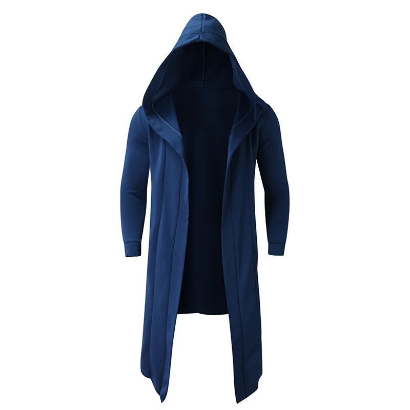 Men's Hooded Fleece-Lined Trench Coat