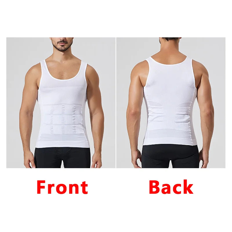 Men's Slimming Compression Waist Trainer Tank Top