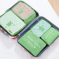 6-Piece Travel Storage Bags – Waterproof Oxford Luggage Packing Organizers