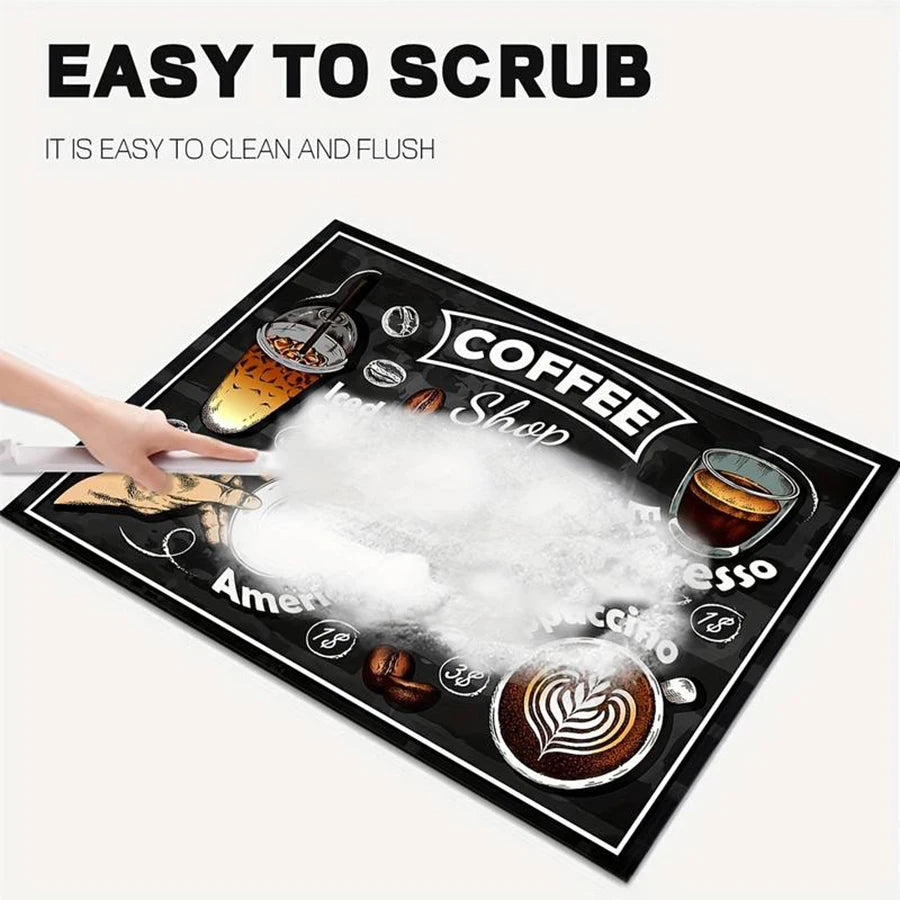 Coffee Machine Mat — Quick-Absorbing Kitchen Counter Drying & Drainage Mat