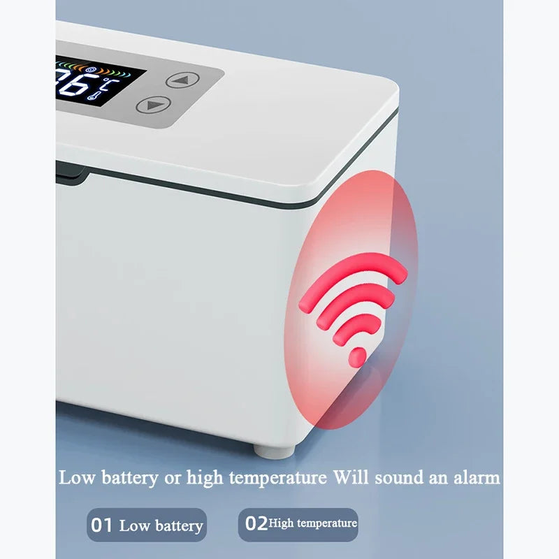 Portable Car Insulin Mini Fridge – USB Charging Thermostat Cooler for Insulin, Growth Hormone & Interferon
