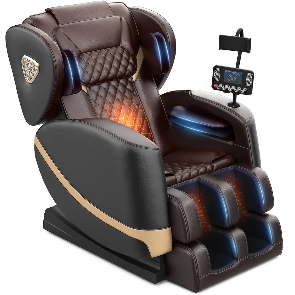Zero Gravity Massage Chair with Heat & 14 Shiatsu Rollers