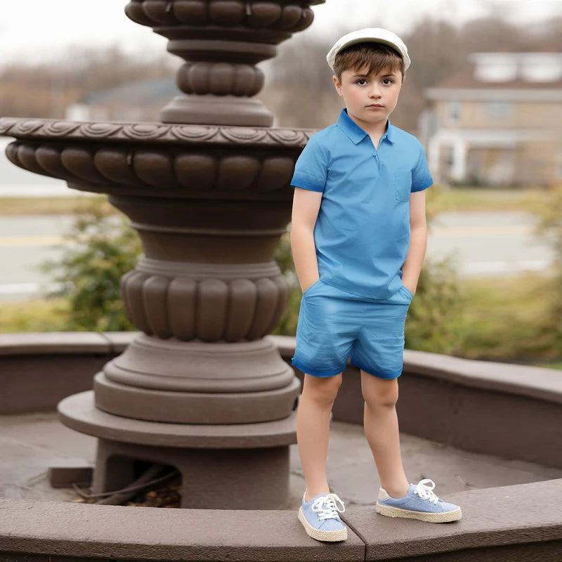 Tie Dye Family Matching Outfits — Kids Dresses & Boys Shirts Set