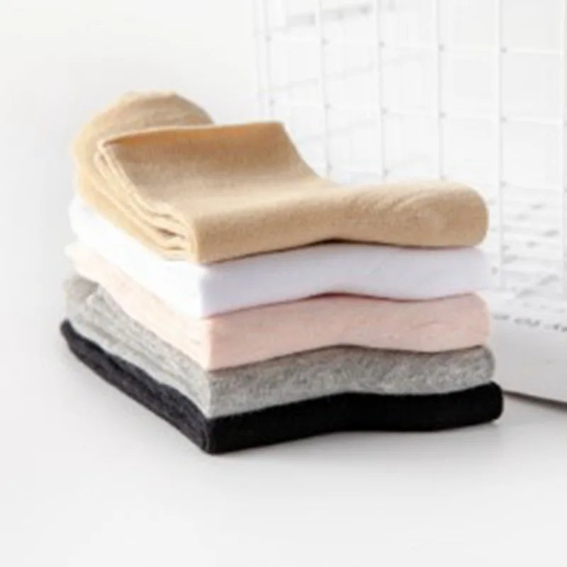 Women's Diabetic Non-Binding Socks – 5 Pairs for Pregnant, Elderly & Everyday Comfortable Breathable Black & White