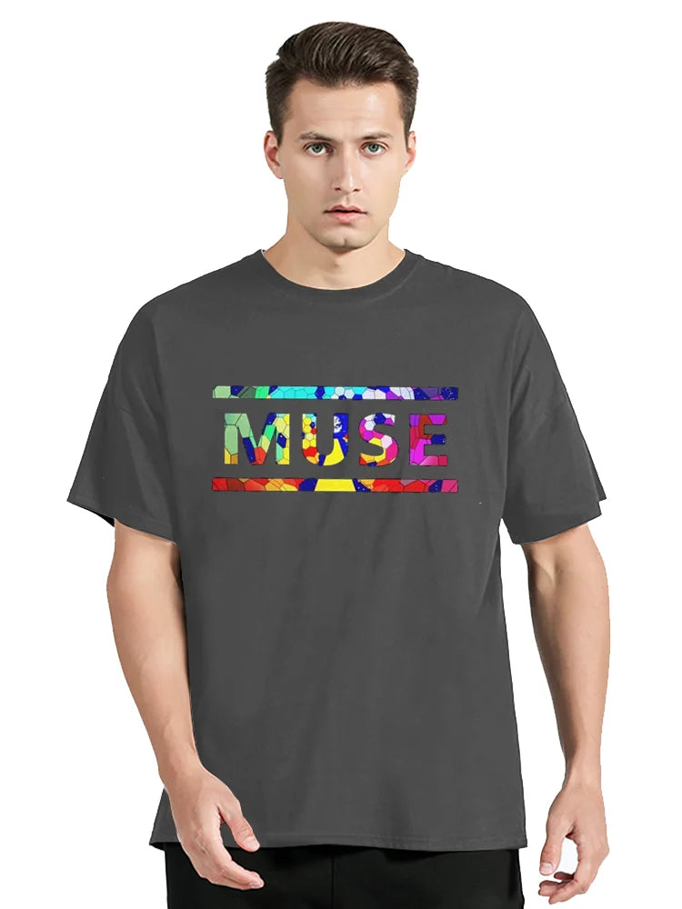 Muse The Resistance Vintage Graphic T-Shirt — Oversized Cotton Band Tee