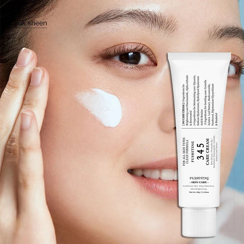 Korean 345 Skin-Softening Face Cream – Gentle Repair Moisturizer for Sensitive Skin