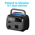 Portable Power Station — 2400W / 1800W / 500W LiFePO4 Solar Generator & Emergency Power Supply