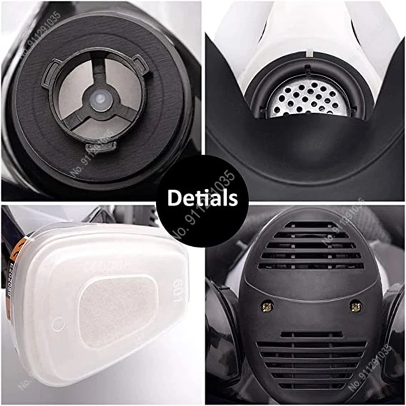 6800 Full Face Chemical Gas Mask Respirator