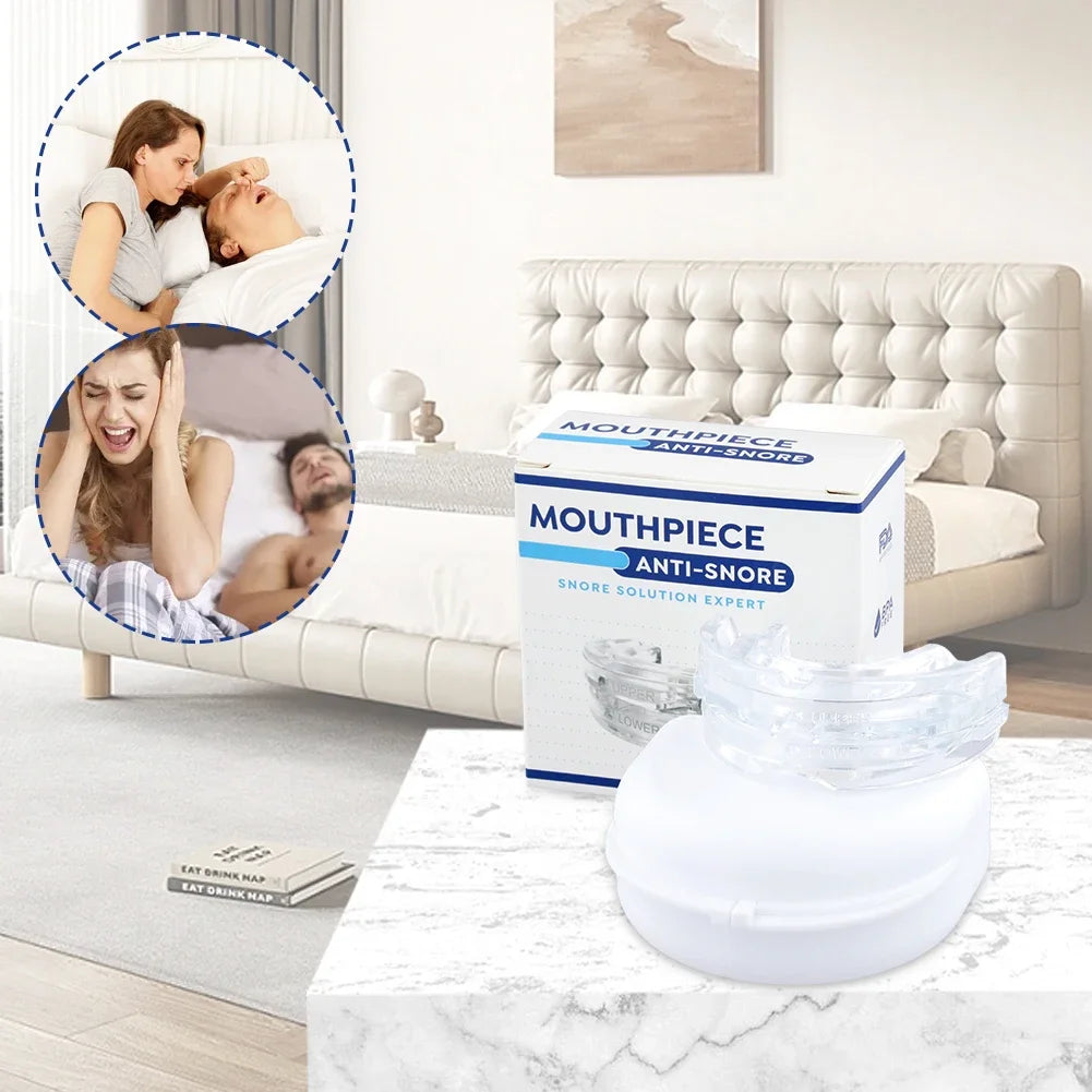 Anti-Snoring Mouth Guard — Teeth Grinding & Sleep Apnea Relief Device