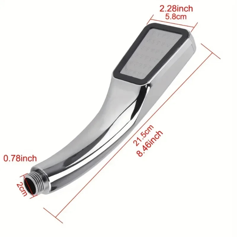 High-Pressure Square Rainfall Shower Head — Water Saving