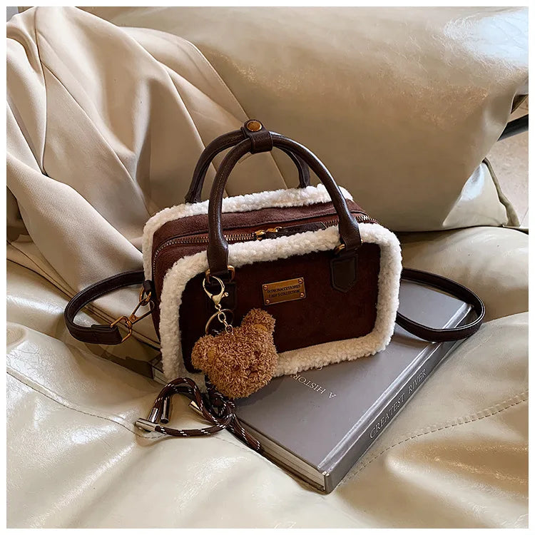 Plush Crossbody Bags for Women Shoulder Bags Versatile Purse and Handbags Designer Bag Female Bags Сумка Женская Bolsos Mujer