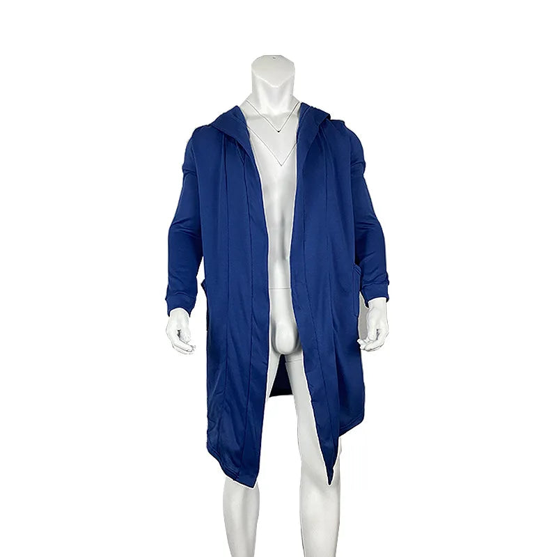 Men's Hooded Fleece-Lined Trench Coat