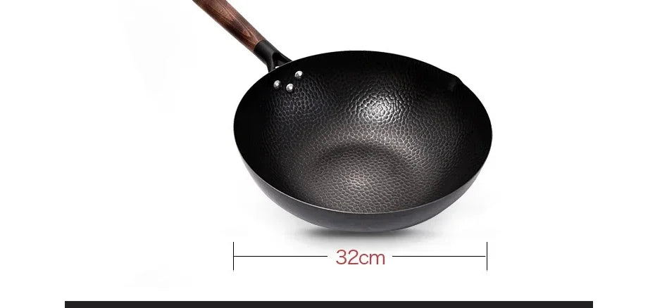 32cm Flat-Bottom Wok – Stir-Fry Pan