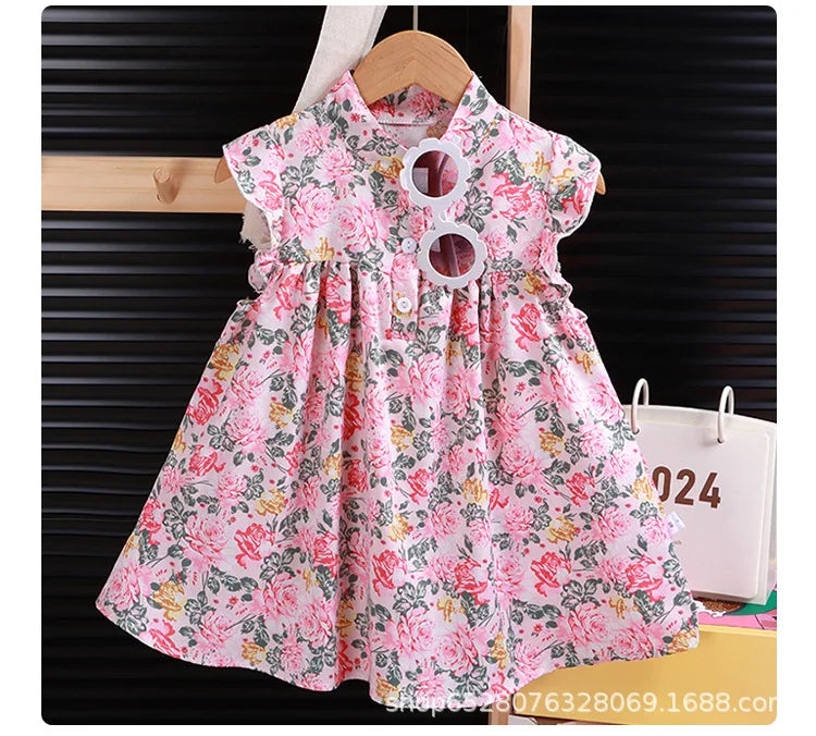 Baby Girls A-Line Beach Dress — Soft Breathable Holiday Dress (2025)
