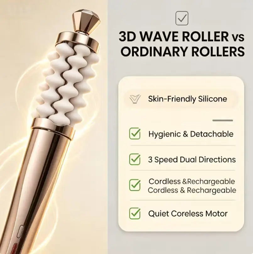 Facial & Neck Lifting Sculpting Massage Stick – Skin Tightening Beauty Massager Tool with Lithium Battery
