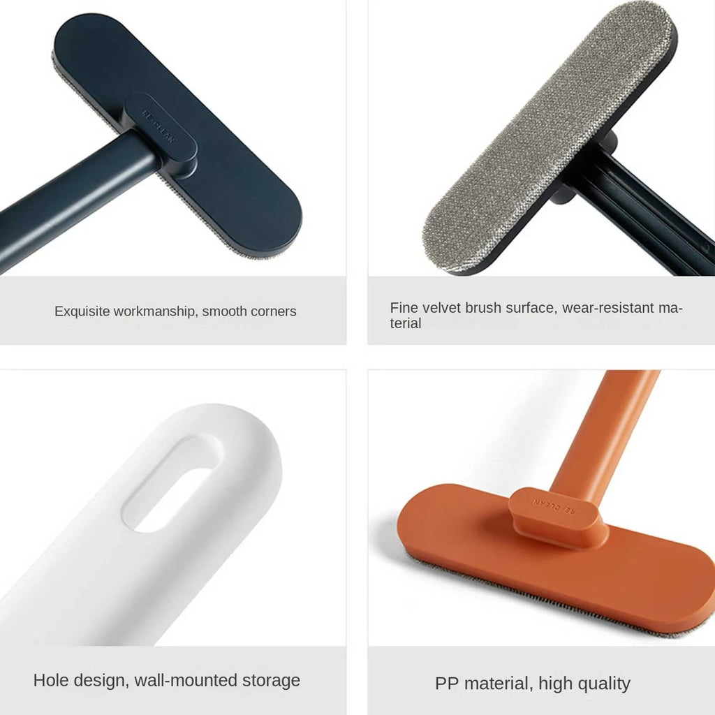 Multifunctional Long Handle Window Brush – Wet & Dry Glass, Sofa, Wall & Pet Hair Cleaning Brush