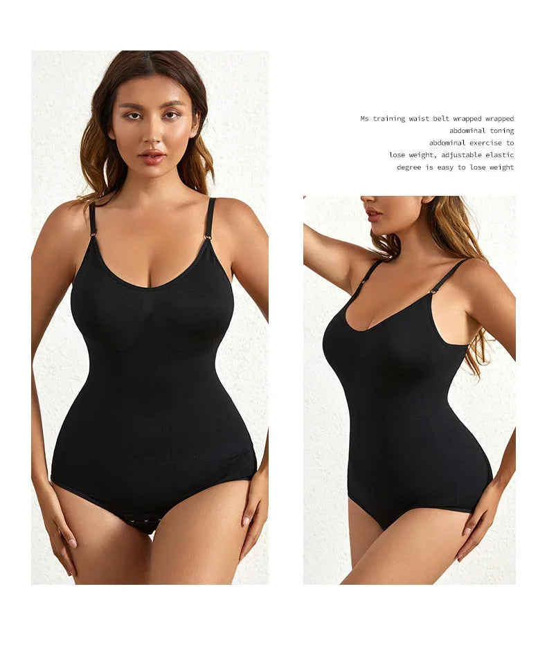 Seamless Tummy Control Butt-Lifting Bodysuit Shaper — Everyday Shapewear for Women