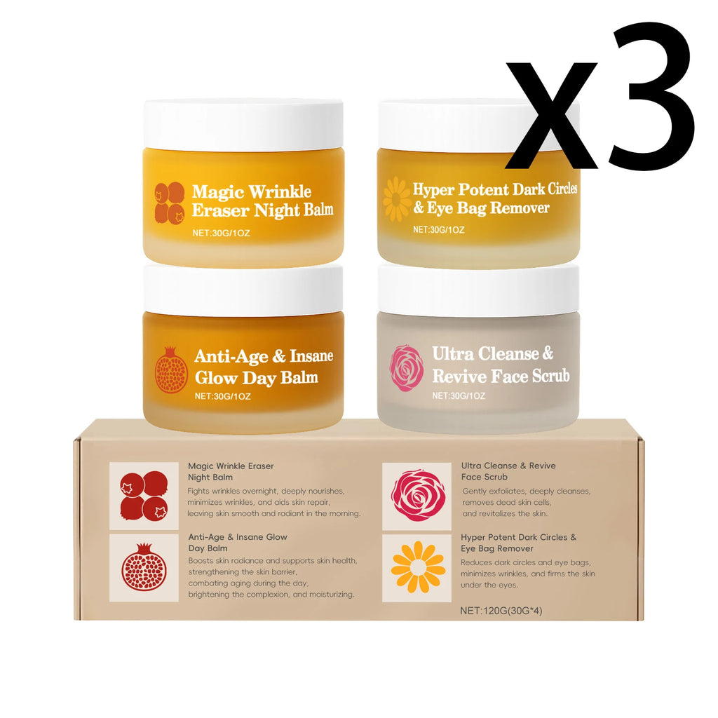 Day & Night Skincare Set – 4-Piece Brightening Barrier Repair Combo
