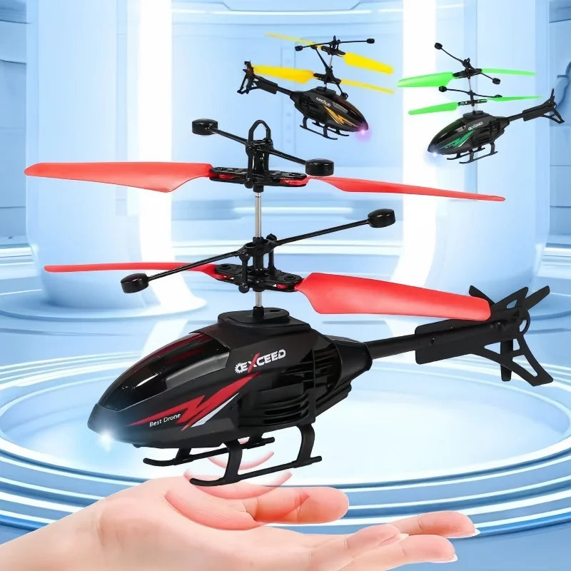 Induction RC Helicopter Toy – Indoor Remote Control Aircraft for Boys & Girls