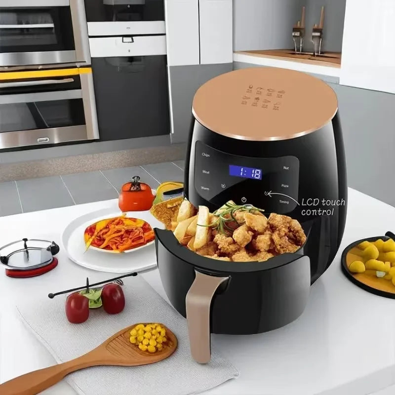 4.5L Touch-Control Air Fryer — Large Capacity Home Appliance for Fries & Fried Chicken