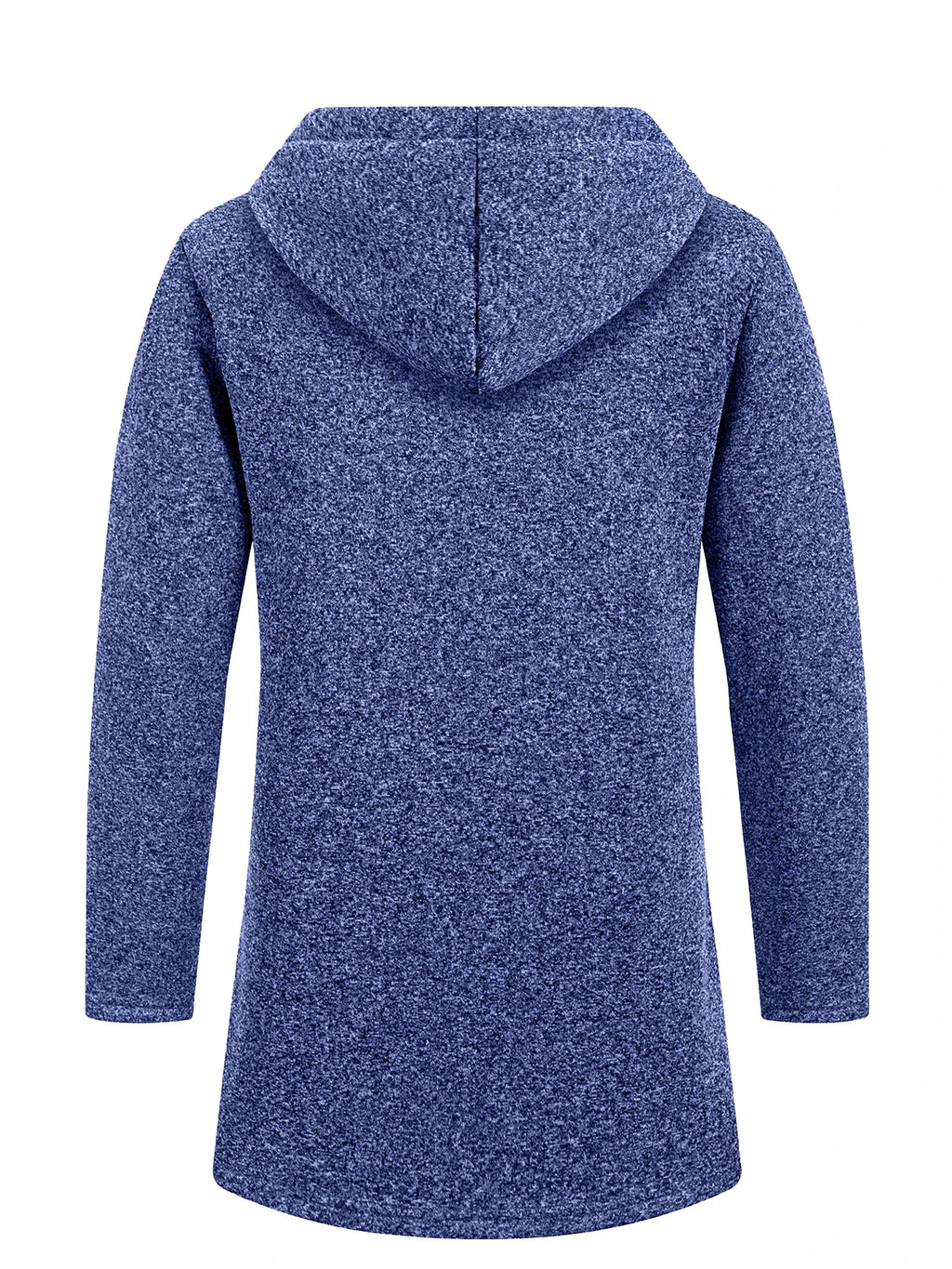 Men's Fleece Zip-Up Hoodie Jacket – Warm Knit Outerwear, S–3XL, 6 Colors