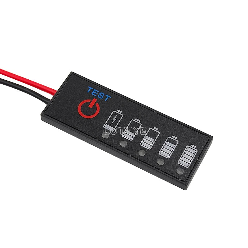 1S–7S Lithium Battery Level Indicator Tester – 18650 Li-ion LiPo Capacity Meter (3.7V–29.4V)