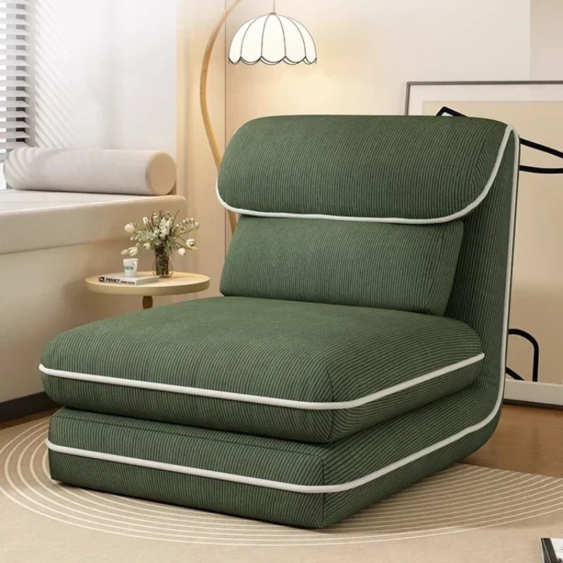 Foldable Fabric Sofa Bed — Lazy Tatami Lounge Chair