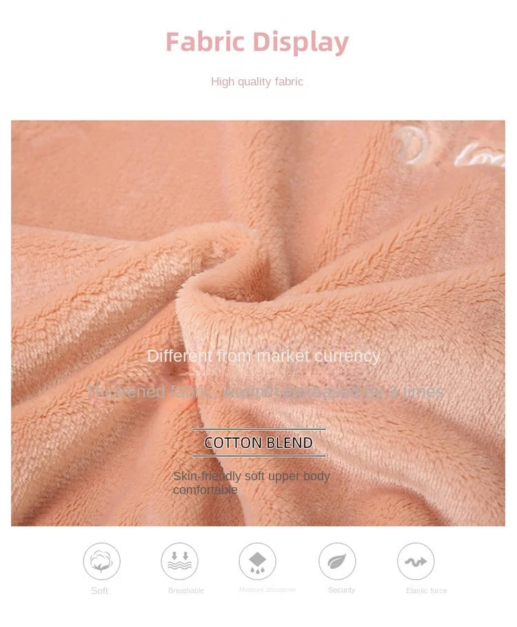 Kids' Coral Fleece Warm Pajama Set | Toddler Fall Winter Sweatshirt & Pants Flannel Sleepwear