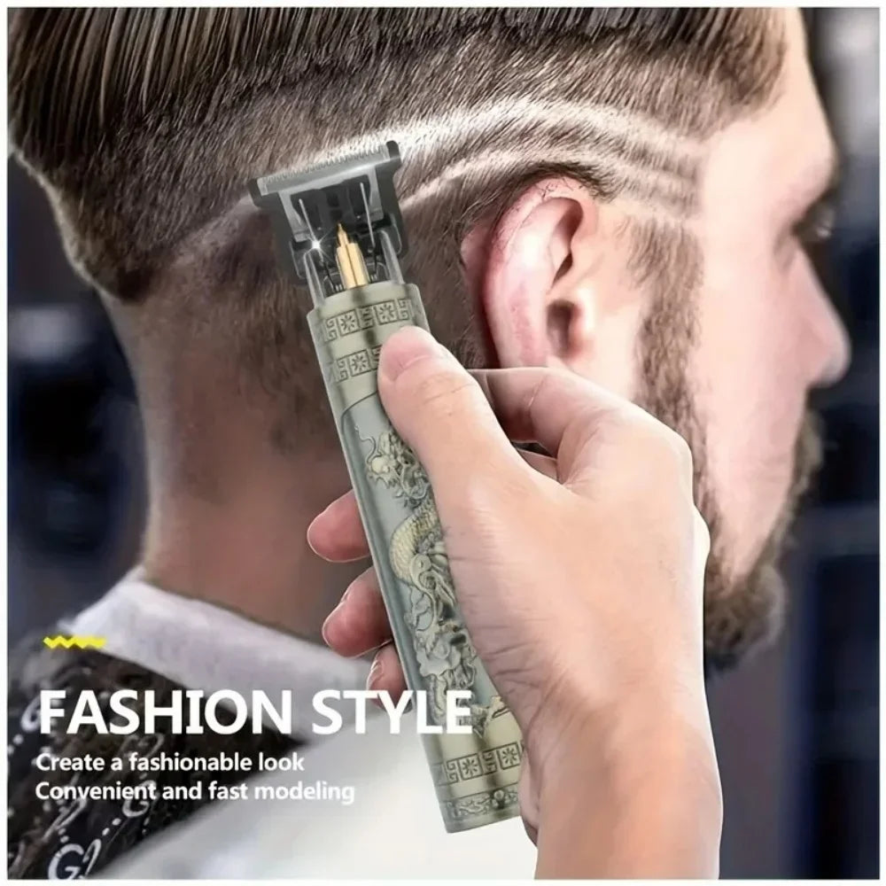T9 Professional Hair Clipper & Beard Trimmer – Wet/Dry, USB Fast Charge, 90-Min Runtime, CE