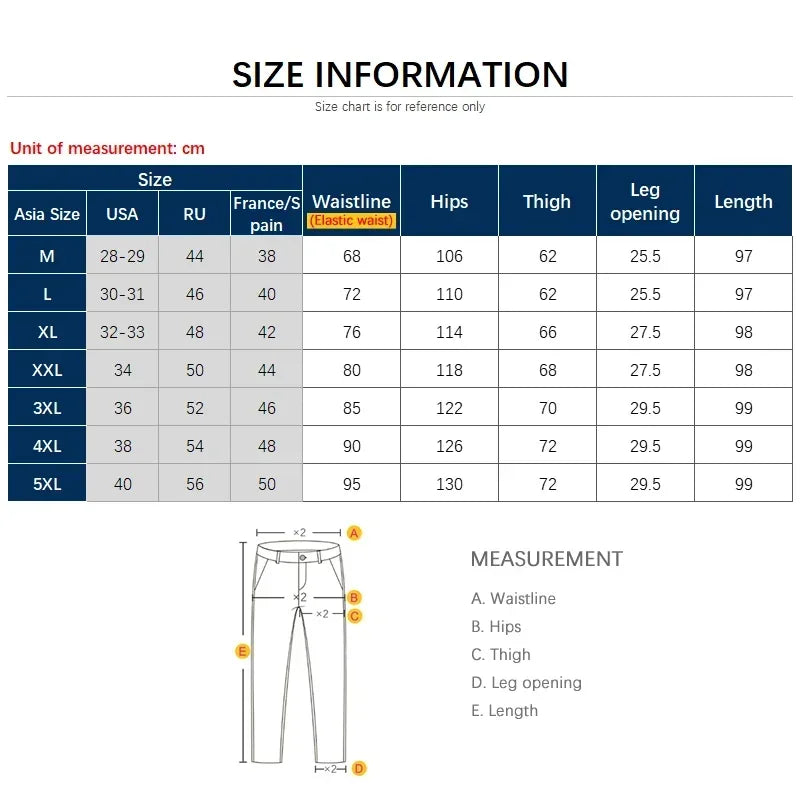 Men's Elastic Waist Straight Harem Jogger Pants — Relaxed Fit Casual Trousers