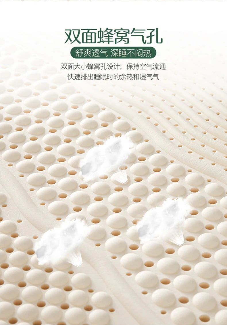 Thailand Natural 100% Latex Mattress with Cover – Hotel & Home Luxury Tatami Mat