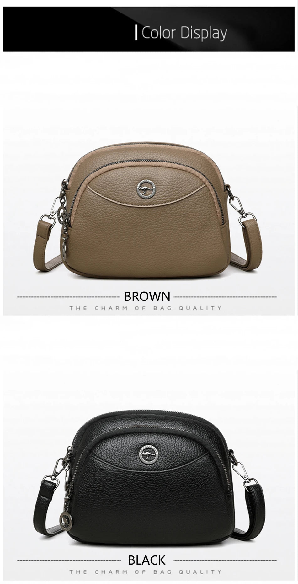 Luxury Solid Color Square Shoulder Crossbody Bag – Vintage PU Leather Messenger Handbag for Women