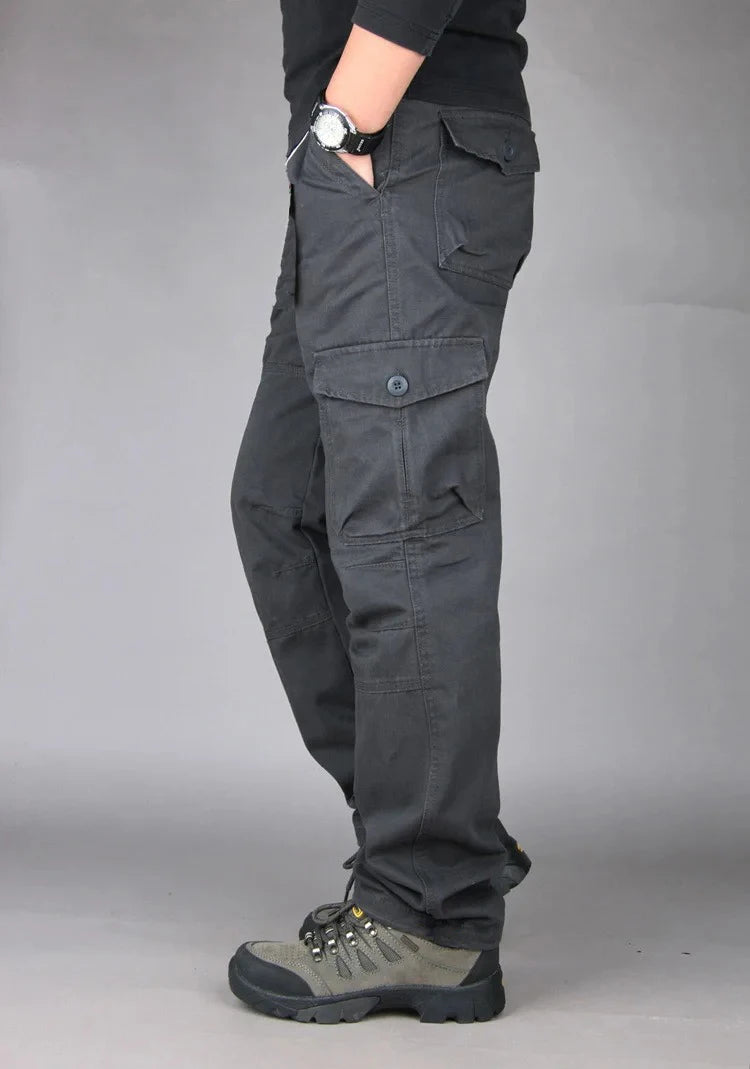 Men's Cotton Cargo Work Pants