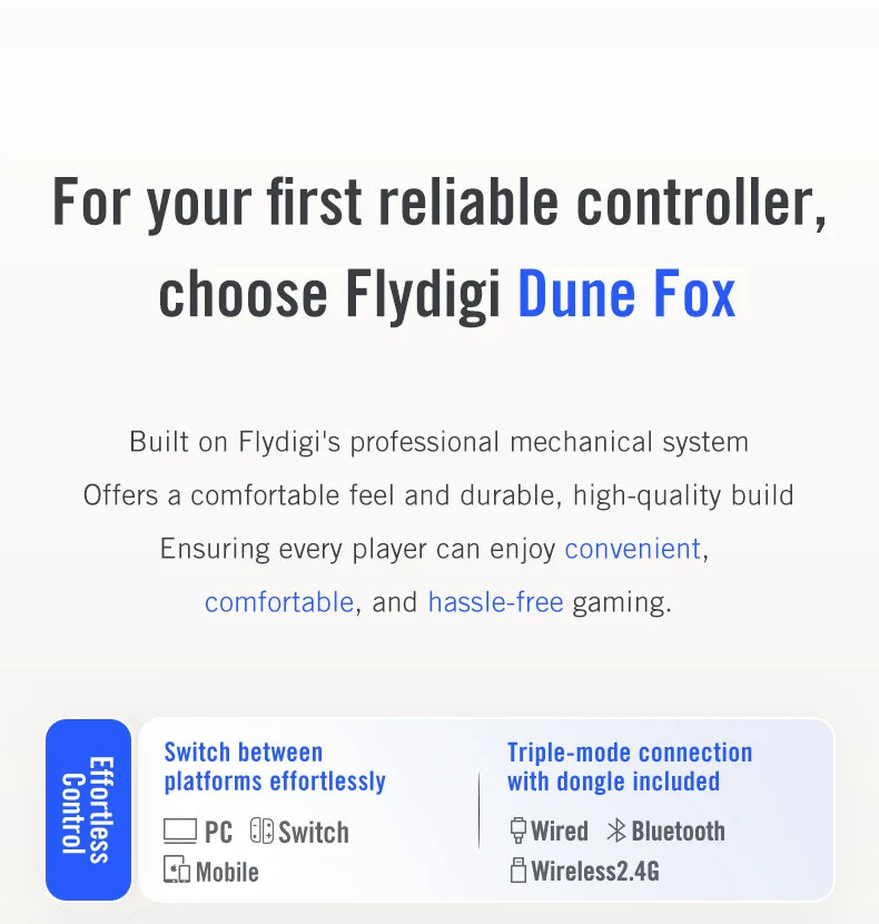 Flydigi Vader 4 Pro Wireless Gaming Controller — Hall Effect, Multi-Platform & Back Buttons