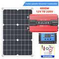 4000W Portable Solar Panel Kit – 110V/220V Inverter & 100A Controller for RV, Camping & Off-Grid